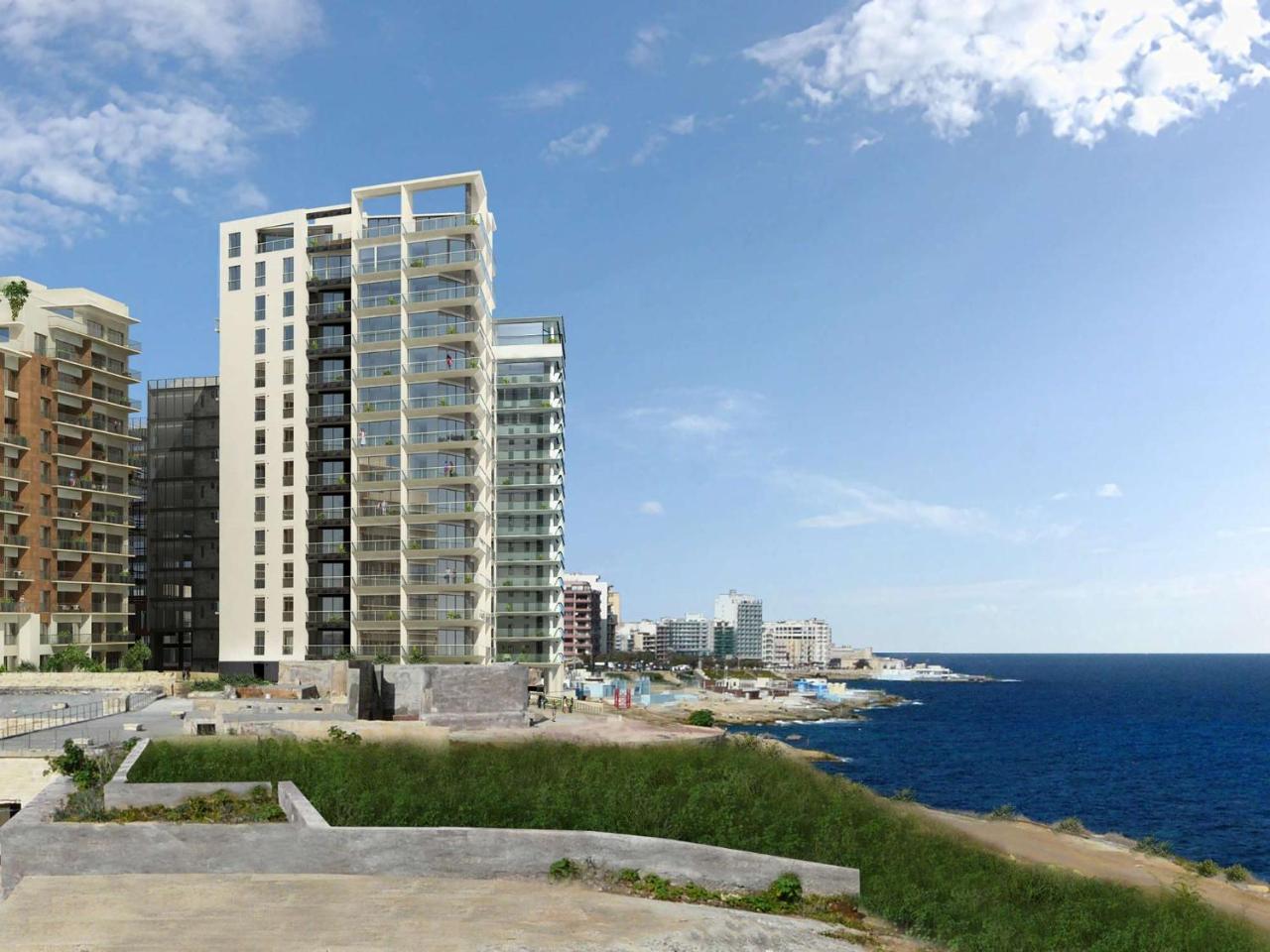 Apartment With Pool Слима Экстерьер фото